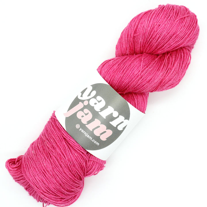 Electric Strawberry - Silk Linen Fingering