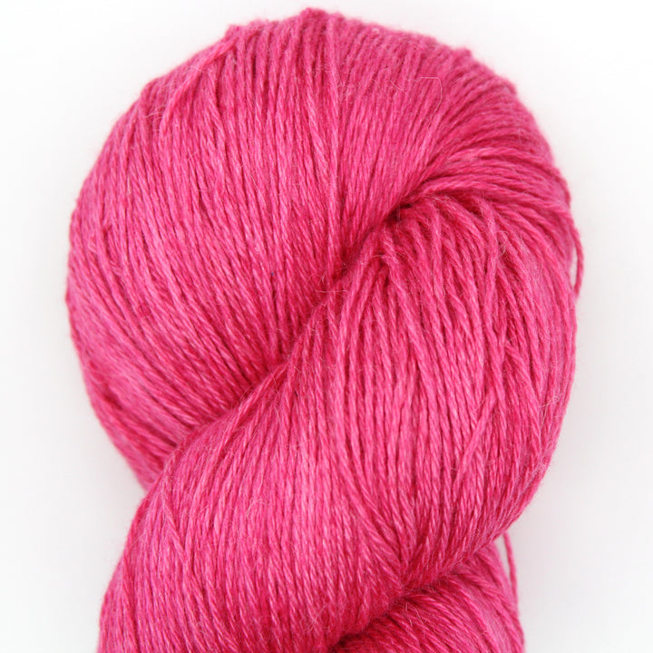 Electric Strawberry - Silk Linen Fingering