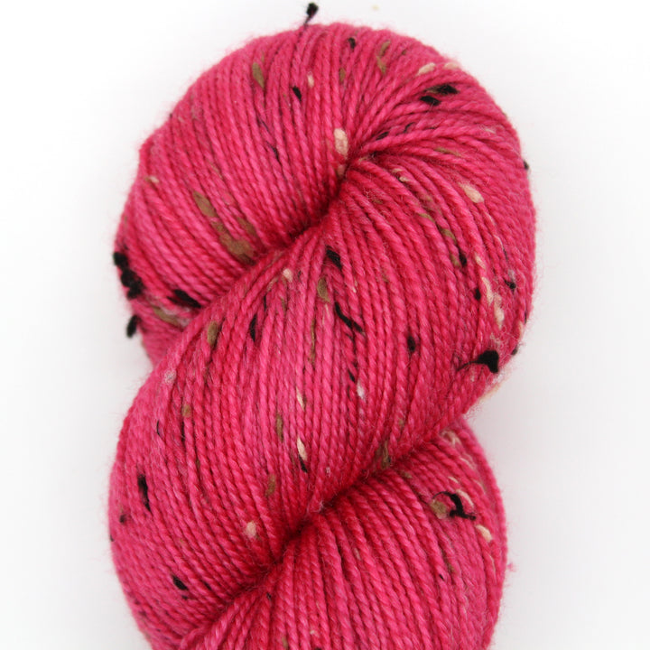 Electric Strawberry - Tweed Sock