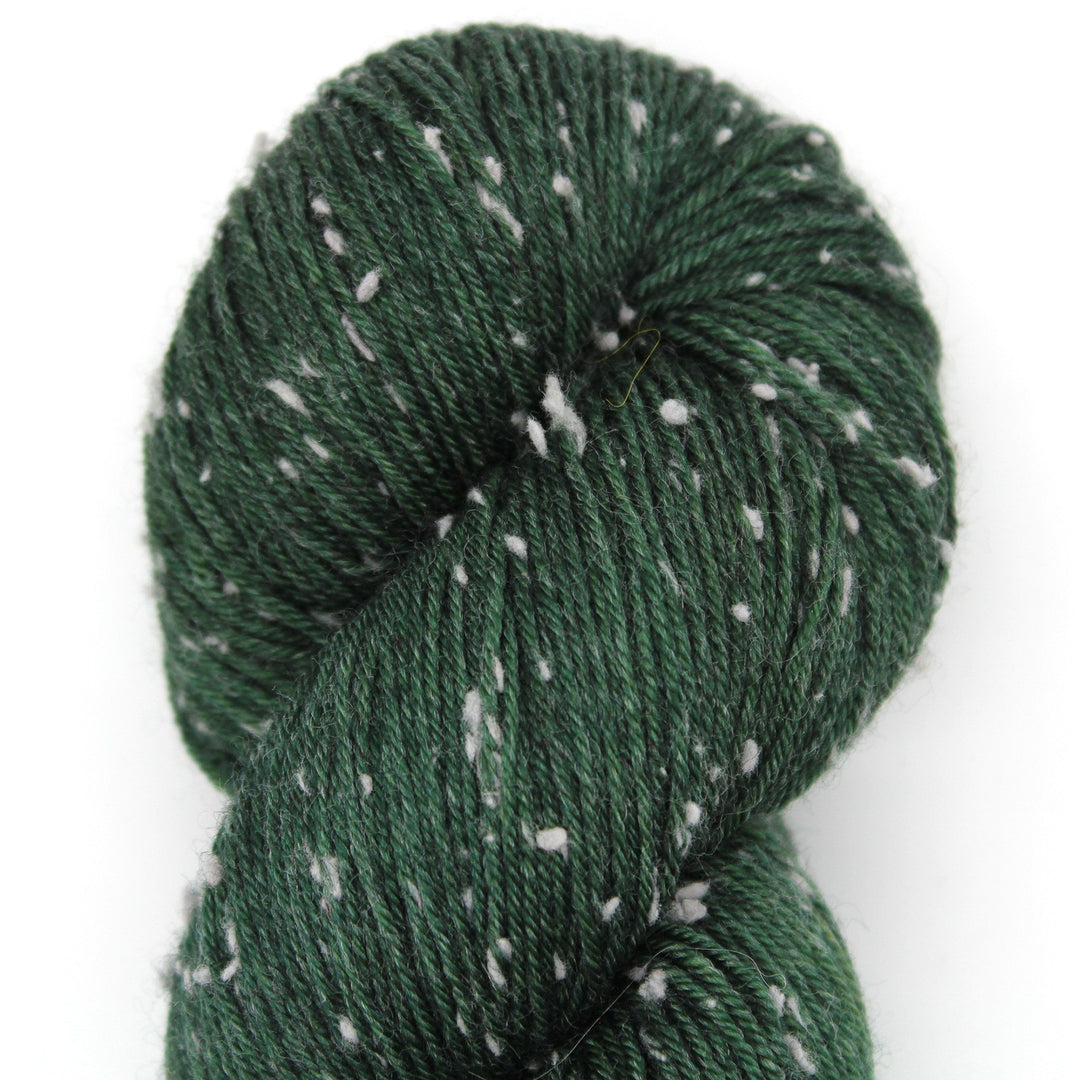Fir - White Tweed Sock