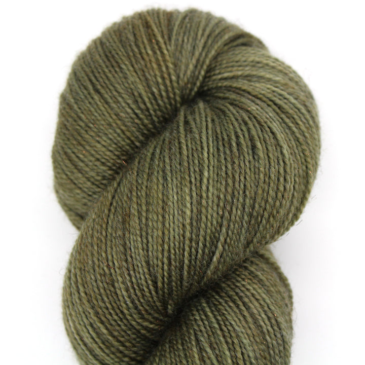 Olive Branch - Bronze Sparkle Sock