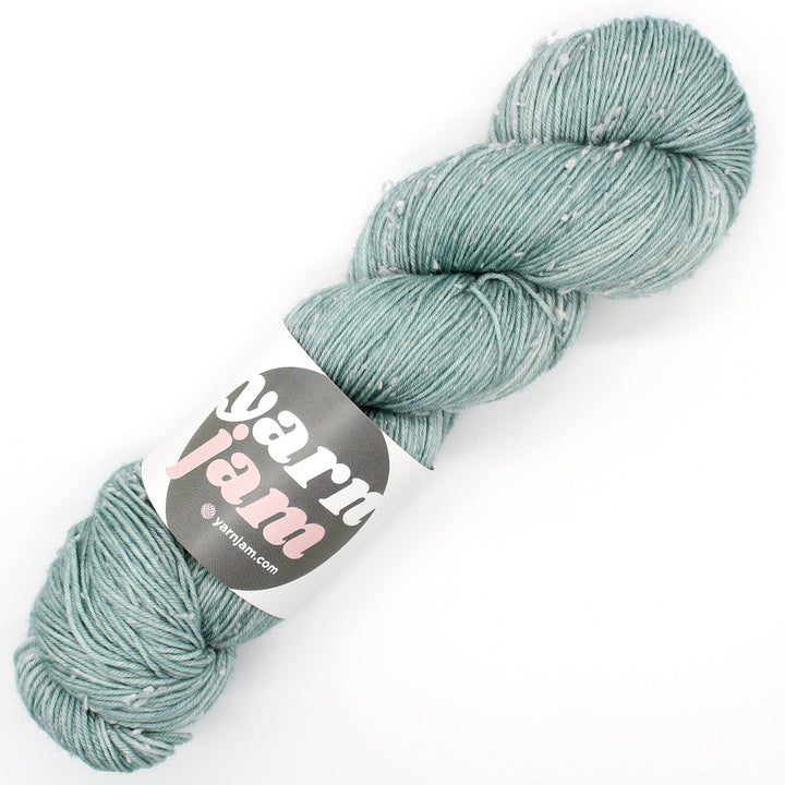 Spruce - White Tweed Sock