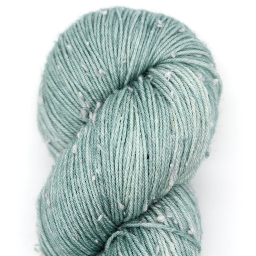 Spruce - White Tweed Sock